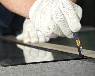 Cutting Glass with a Handheld Cutter and Straight Edge
